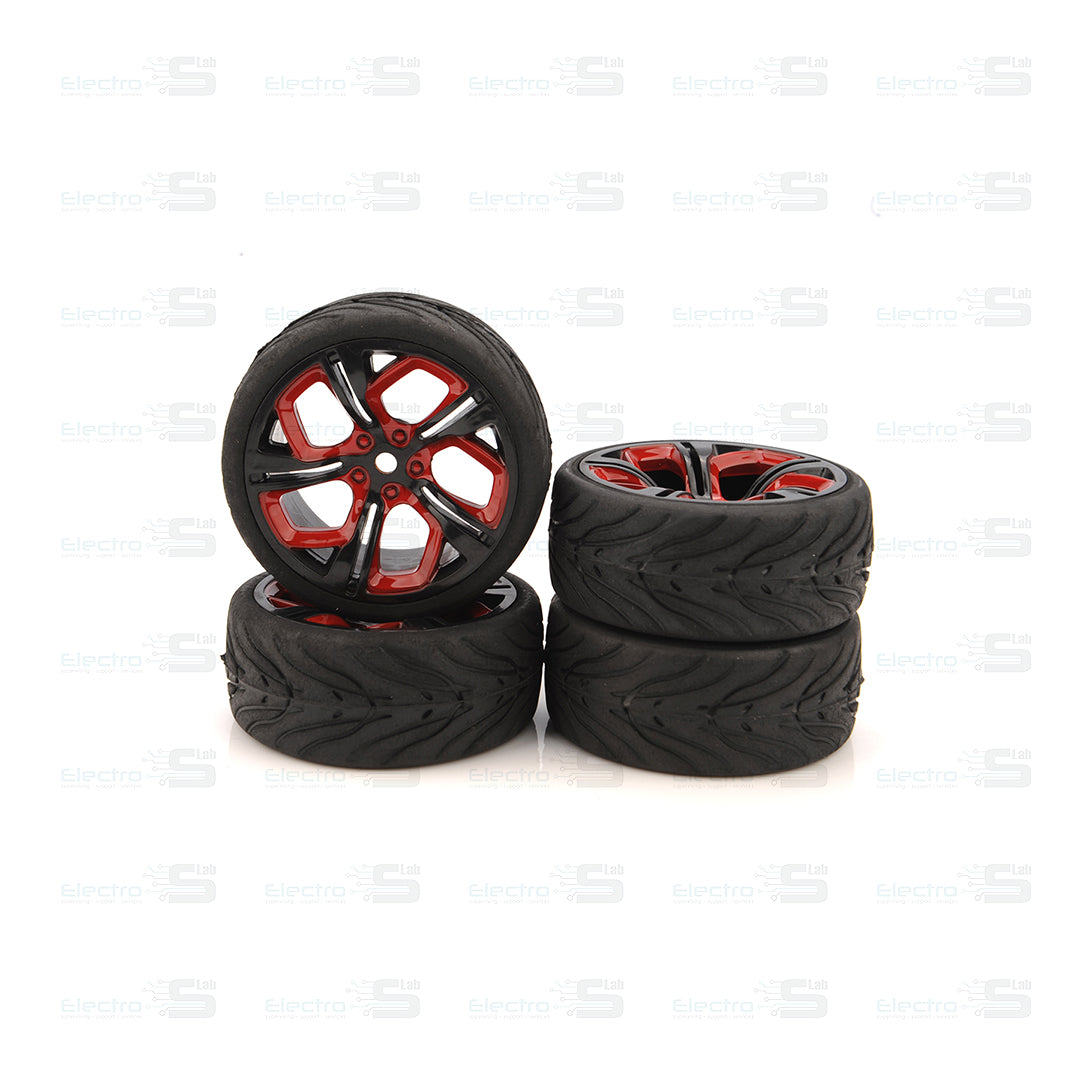 1pcs - 1/10 RC Racing Wheels 62.5mm