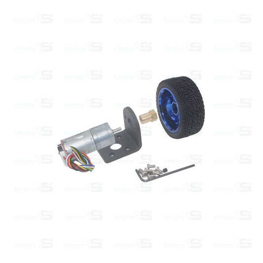 Smart car Self-balancing Kits 65mm Wheel + 1360rpm 6V Geared Motor(With Mini Encoder Gear)