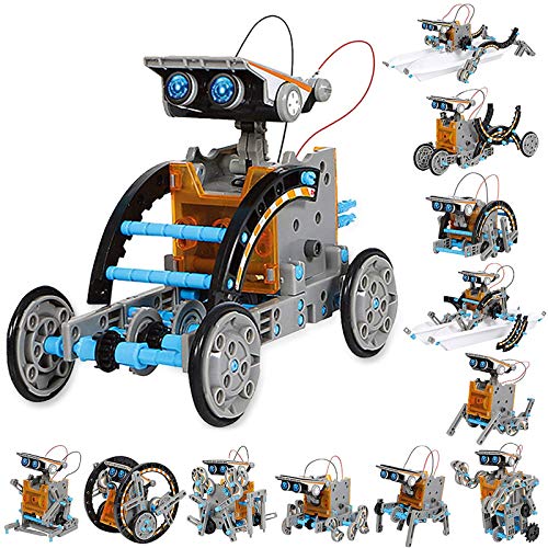 DIY Creative 12 in 1 Education Solar Robot Kit