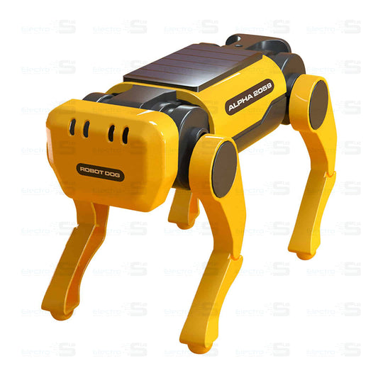 DIY Creative Solar Electric Mechanical Dog Children Assembled Toy