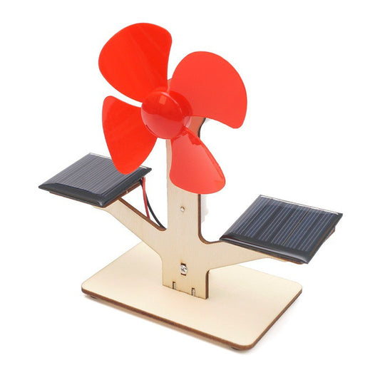 DIY Creative Wooden STEM Science Engineering Toys E-55A Solar fan