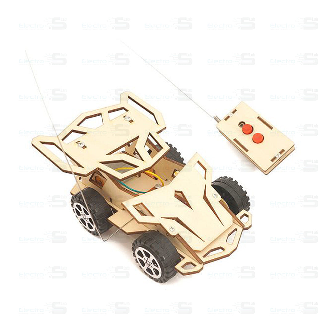 DIY Creative Wooden STEM Science Engineering Toys C-20G DIY Car 4WD