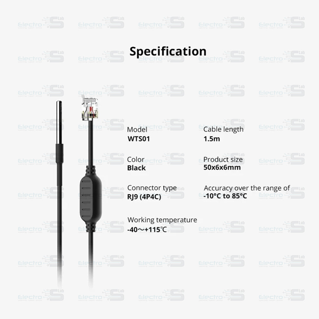 SONOFF WTS01 Waterproof Temperature Sensor