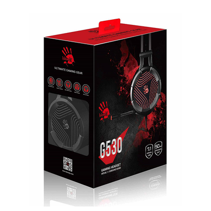 A4TECH Bloody Gaming Headset G530 Glare 7.1 USB Grey