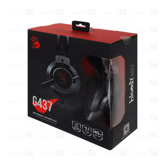 A4TECH Bloody Gaming Headset G437 USB Gun Black