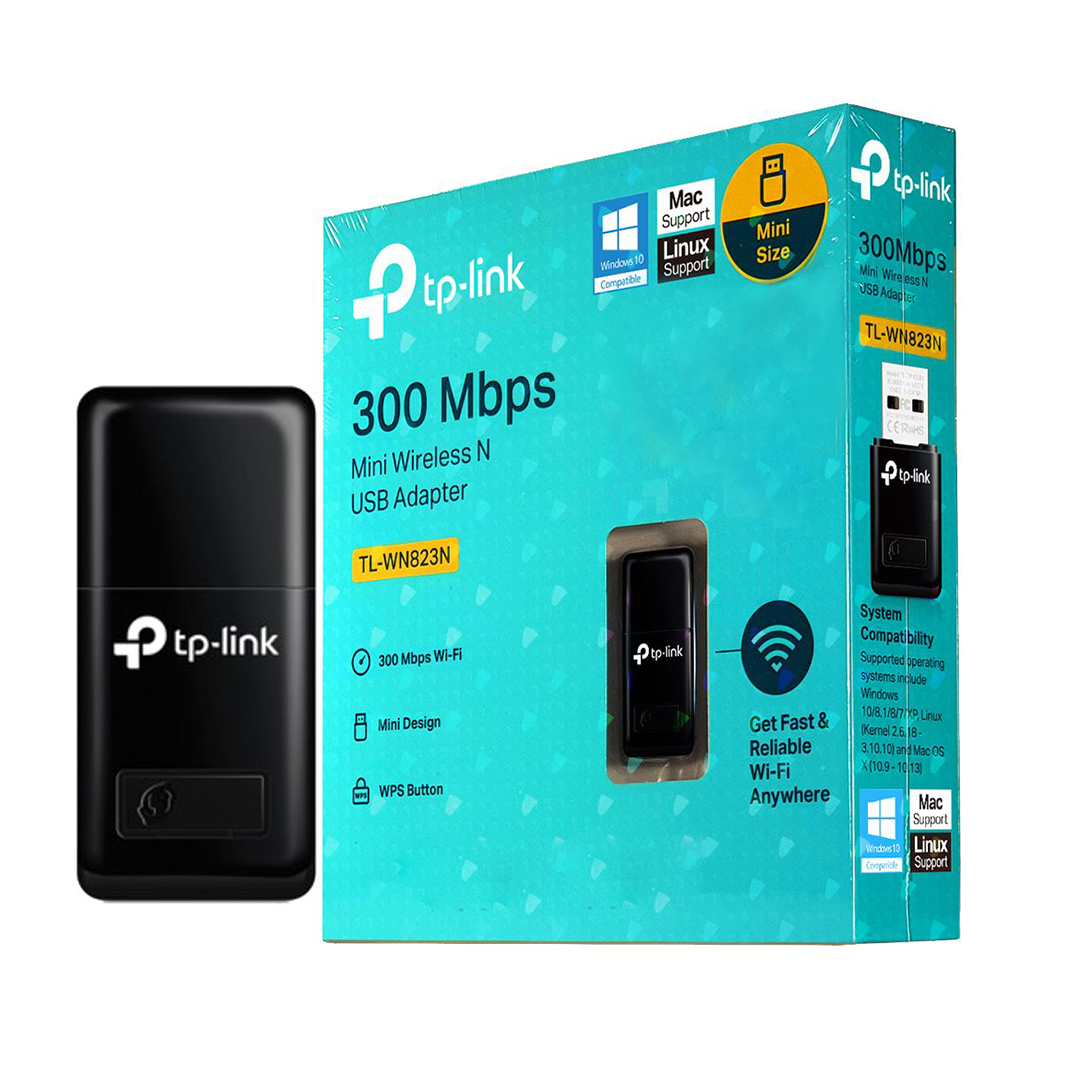 Tp-Link 300mbps Mini Wireless N USB Adapter Tl-Wn823n – Electroslab