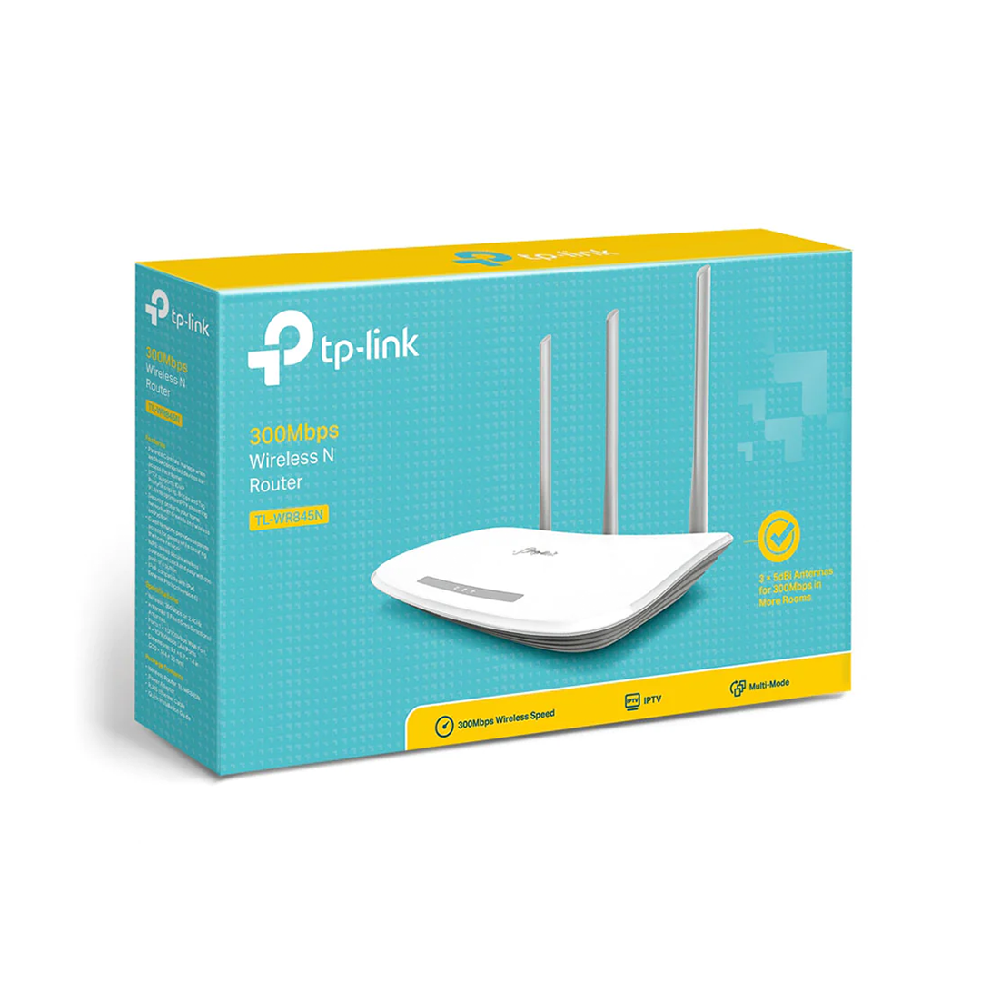 Tp-Link 300mbps Wireless N Router 3 Antennas Tl-Wr845n