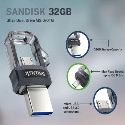 Flash Memory Otg Dual Drive M3.0 Sandisk Ultra 32gb