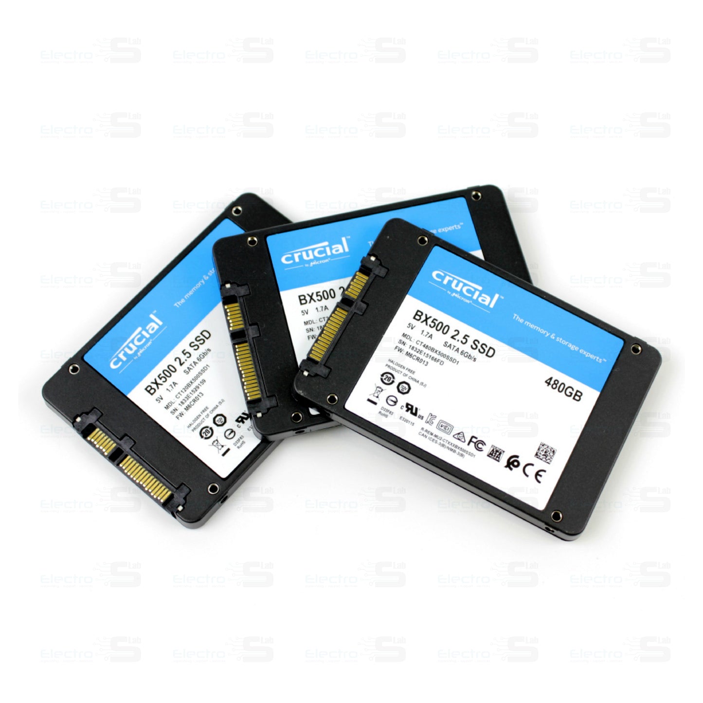 SSD Crucial BX500 Solid State Drive SATA 480GB 2.5 6Gb/s