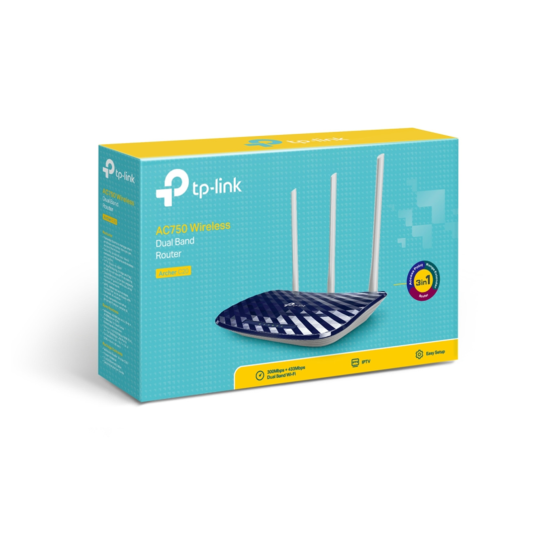TP-Link AC750 Wireless Router Dual Band_Archer C20