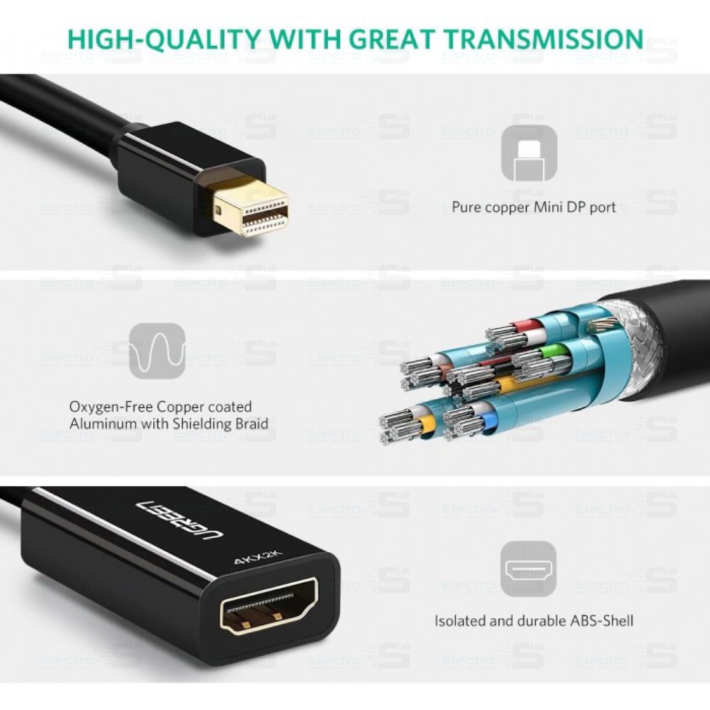 Adapter MINI Display Port to HDMI  UGREEN MD112 40360