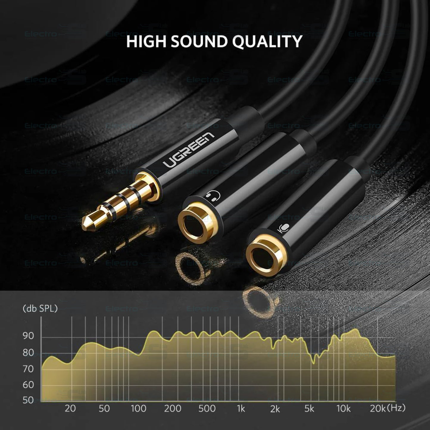 CABLE AUDIO 3.5MM SPLITTER UGREEN AV141 - 30620