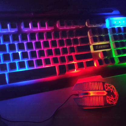 COMBO Wired Led KEYBOARD AND MOUSE JERTECH KM950