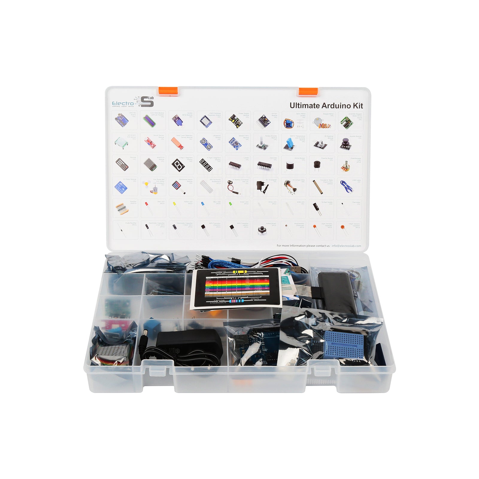 Ultimate Starter Kit for Arduino UNO R3 – Electroslab