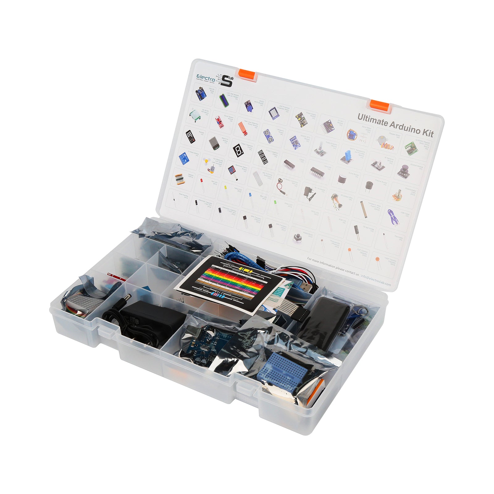 Ultimate Starter Kit for Arduino UNO R3 – Electroslab