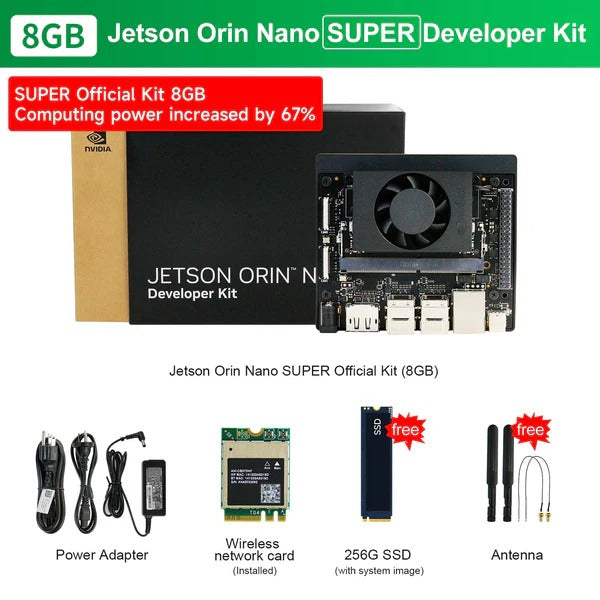 NVIDIA Jetson Orin Nano Super Developer Kit 8GB Official AI Edge Compu ...