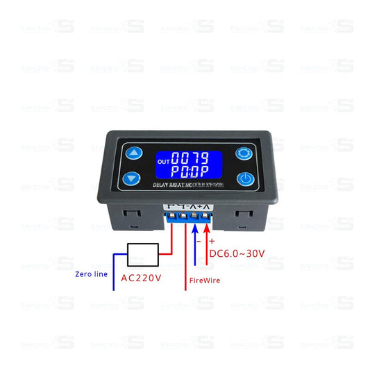 Power-off Delay Time Relay Module