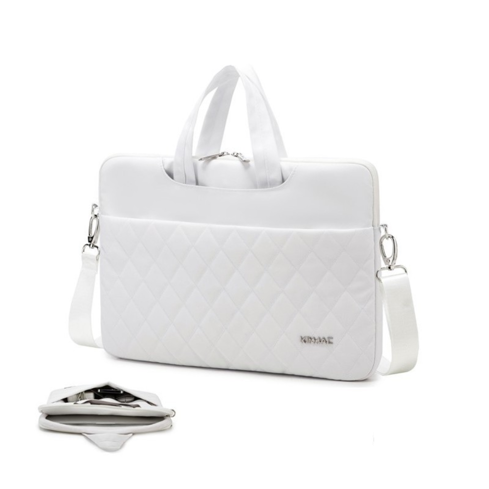 Bag For Laptop KINMAC 15 - 16 INCH WHITE EMBROIDERY KMC435