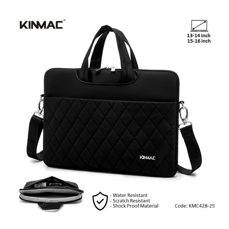 Bag For Laptop KINMAC 13 -14 INCH BLACK EMBROIDERY KMS428