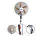 Rechargeable Electric Fan with 9 Speeds + Light + Small Lamp
