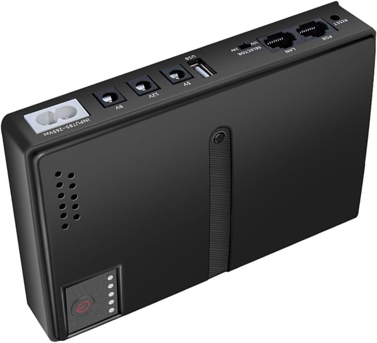 UPS Router – 10400mAh Mini UPS with Auto Restart, PoE Support for Rout ...