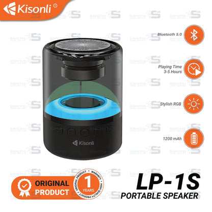 SPEAKER KISONLI GLASS LP 1S TWS BT RGB