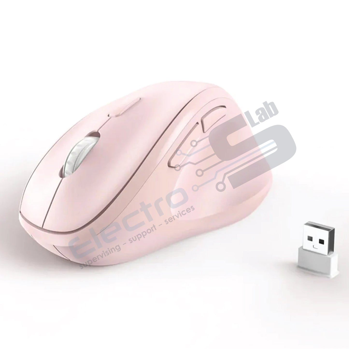 Mouse Wireless USB Micropack MP-V01W BLACK / Gray / Pink