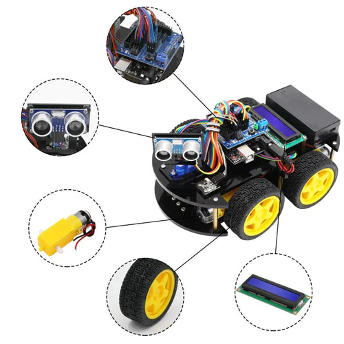 Multi-Functional Smart  Car Kit Advanced Based on Arduino