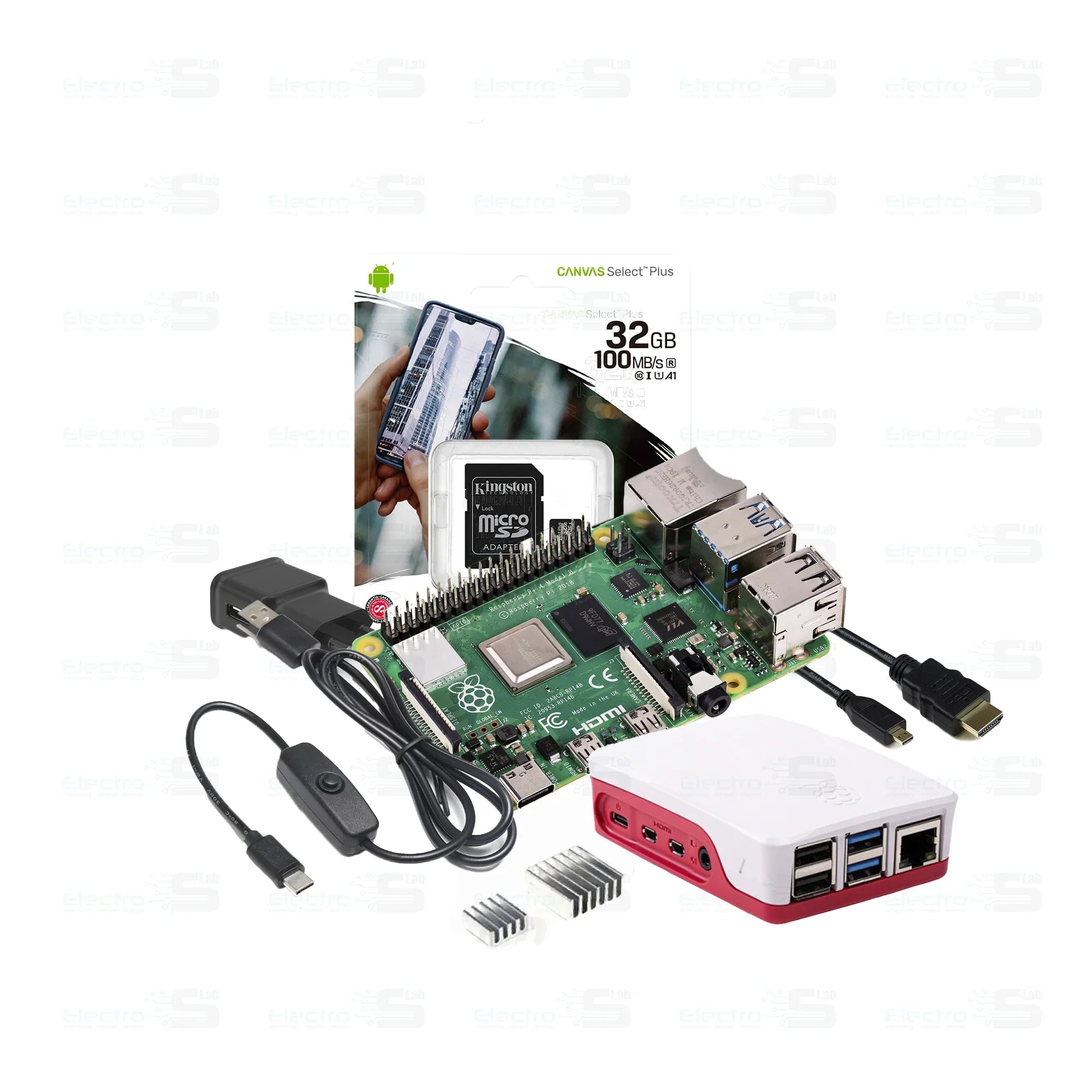 Raspberry Pi 4 B Complete Starter Kit – Electroslab