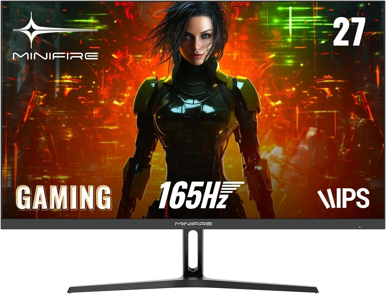 Brand New Gaming Monitor MINIFIRE 27 inch FHD IPS 165HZ DP 2 HDMI MFG2 ...