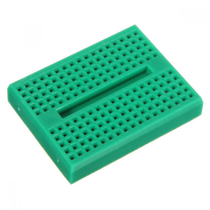 170pts Mini Breadboard Green