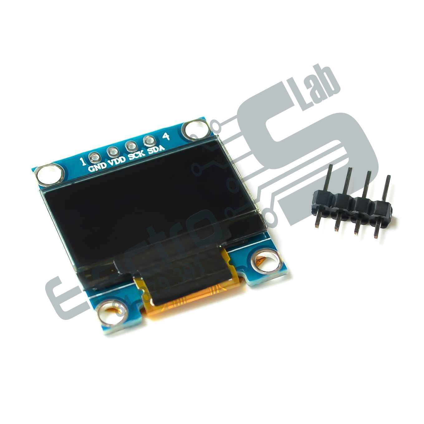 0.96" Inch Blue I2C IIC OLED LCD Module 4pin