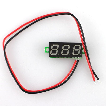 DC Digital Voltmeter Green 3.5-30V 0.28 Inch