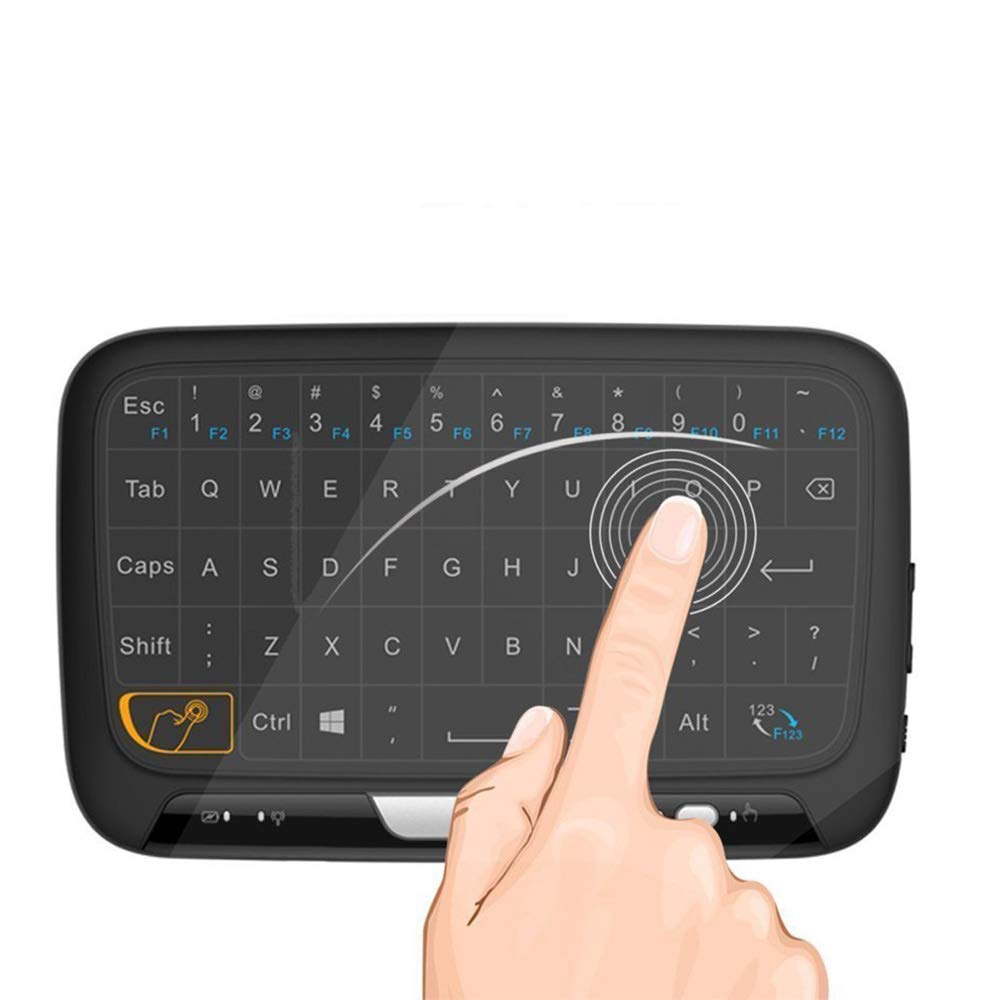 Mini Wireless Mouse Keyboard with Whole Panel Touchpad mini H18