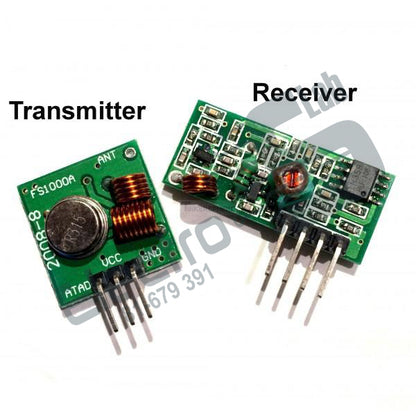 315Mhz RF Wireless Transmitter and Receiver Kit