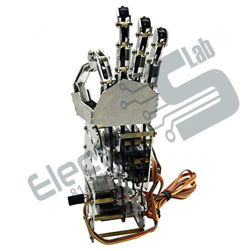 5DOF Humanoid Five Fingers Metal Manipulator Arm Right Hand