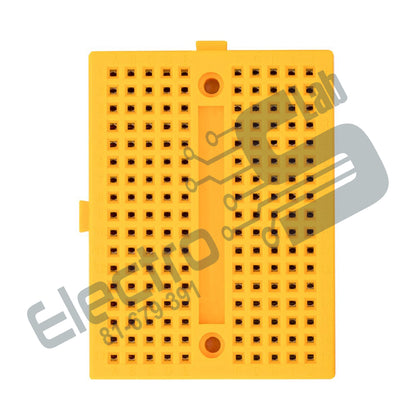 170pts Mini Breadboard Yellow