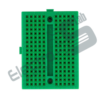 170pts Mini Breadboard Green