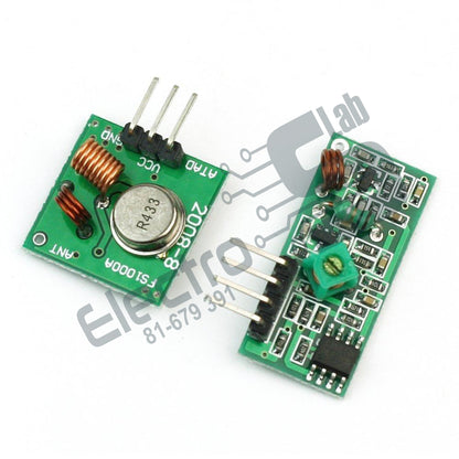 433Mhz RF Wireless transmitter and receiver kit