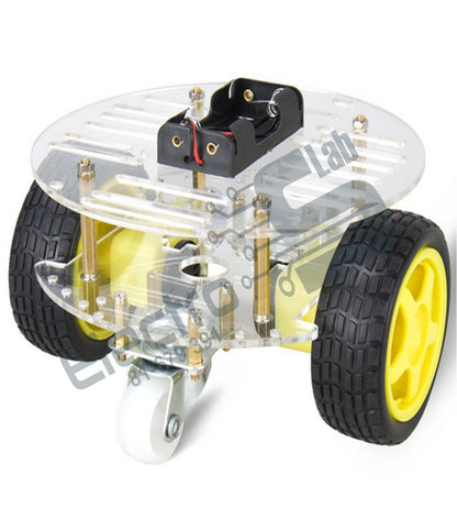 Smart Car Chassis 2wd   Robot Tracing Strong Magnetic Motor Car