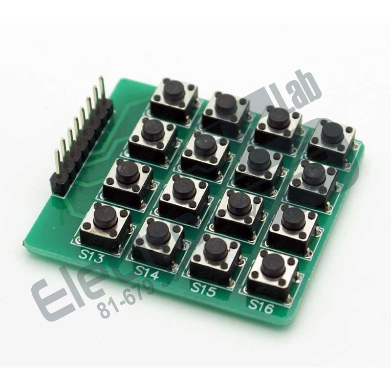 4x4 Matrix Keypad Cad 4x4 Matrix Keypad – Electroslab