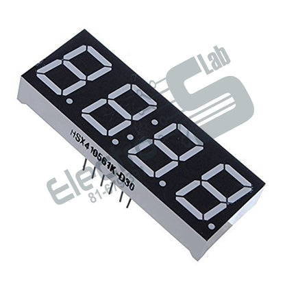 0.56 inch Red 4 Digit 7 Segment LED Display CC