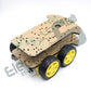 4WD Four Wheel Drive Robot Chassis 2 Layers