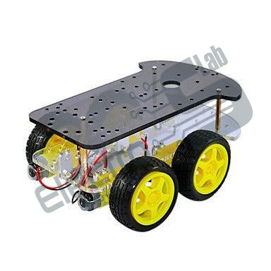 4WD Four Wheel Drive Robot Chassis 2 Layers