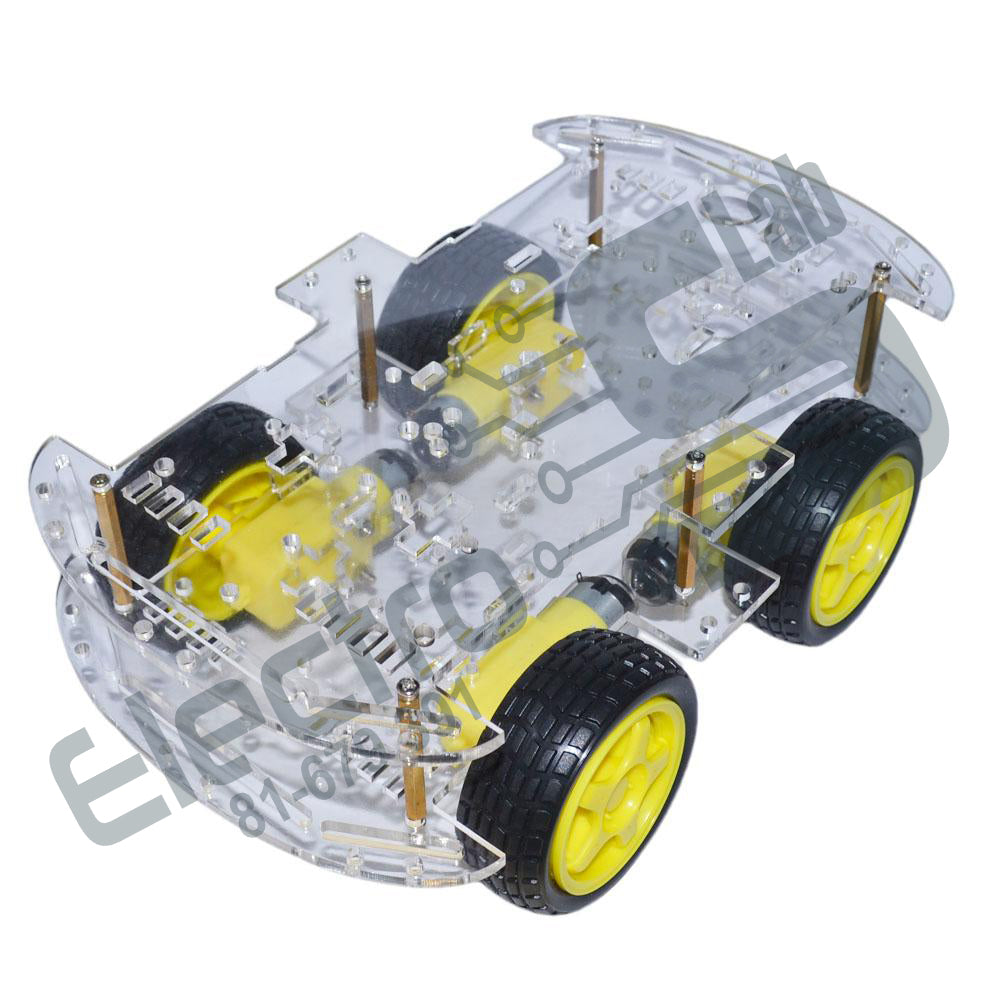 Longer version of 4 wd double layer chassis