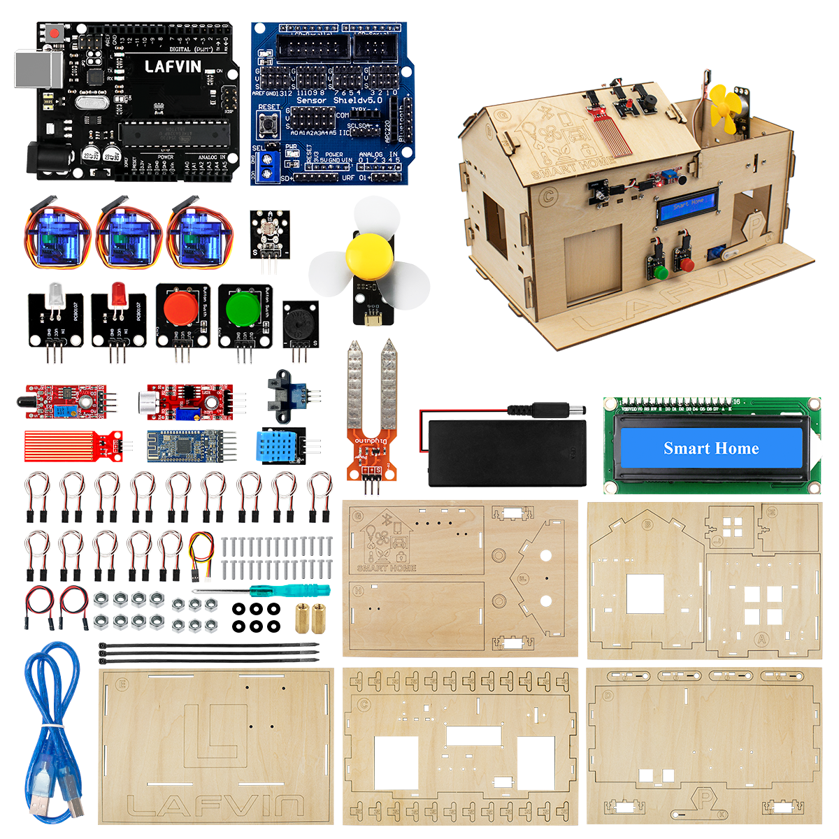 Smart Home House Kit STEM Programmable