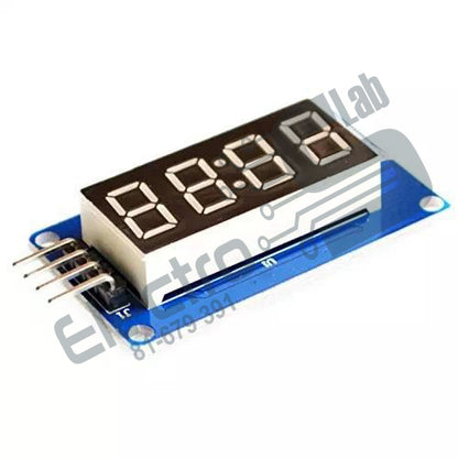 4 Bits Digital Tube LED Display  Module With Clock Display TM1637