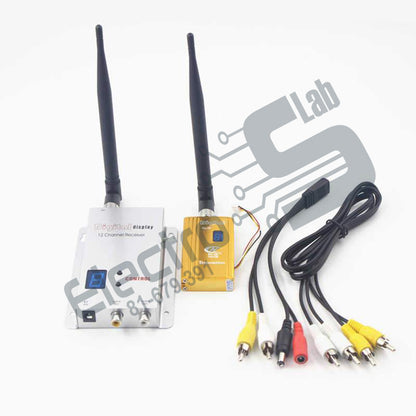 1.2Ghz 1.5W Wireless audio video Transmitter & Receiver