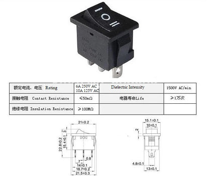 Switches  ON-OFF-ON