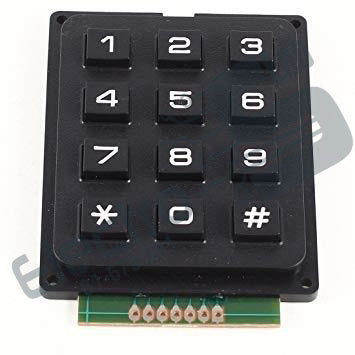 Black 3X4 Keyboard – Electroslab
